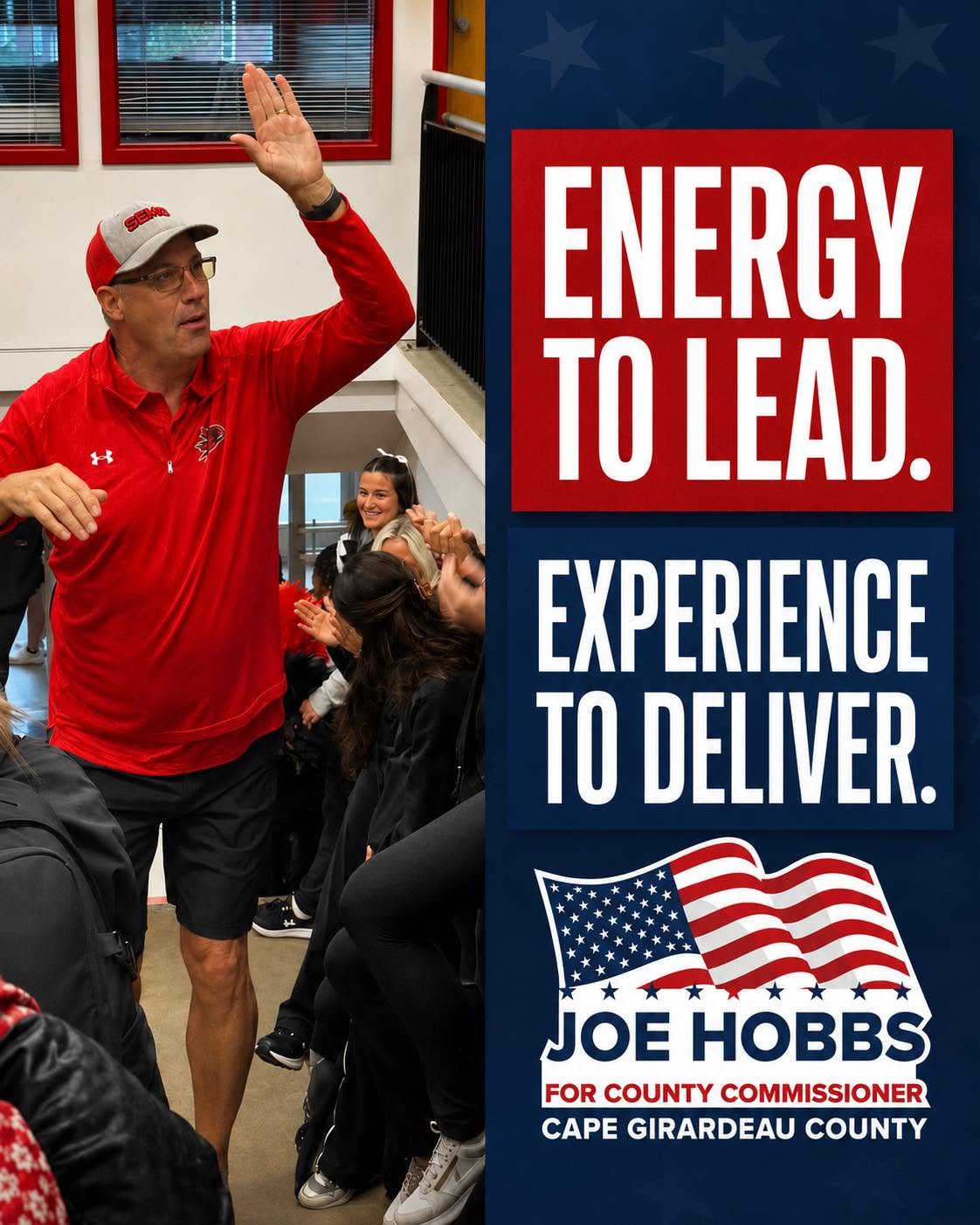 Joe Hobbs — Energy to Lead. Experience to Deliver.